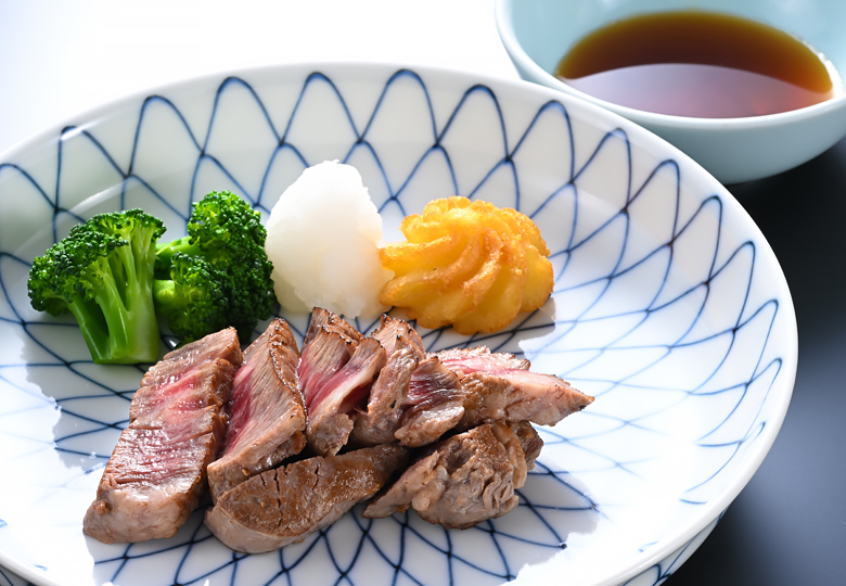 上州牛のステーキ