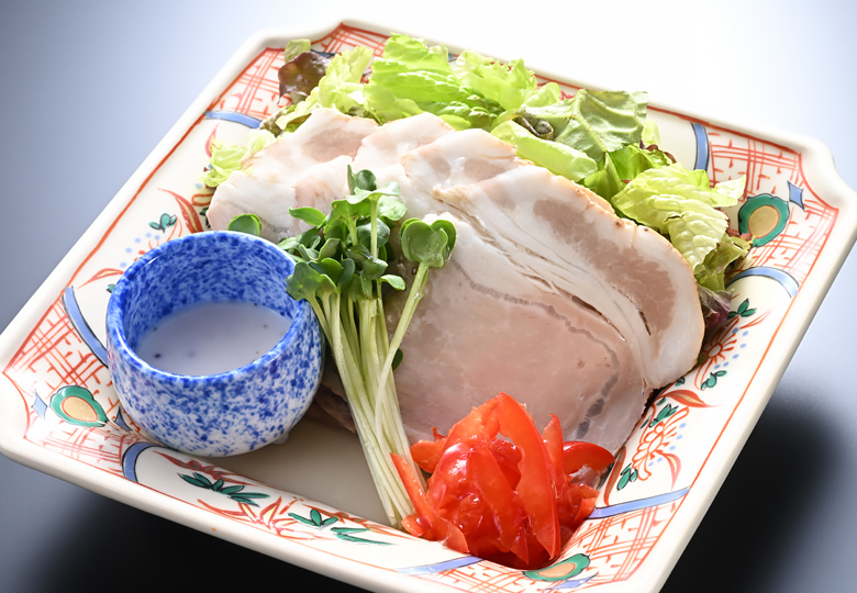 上州もち豚の蒸し焼き