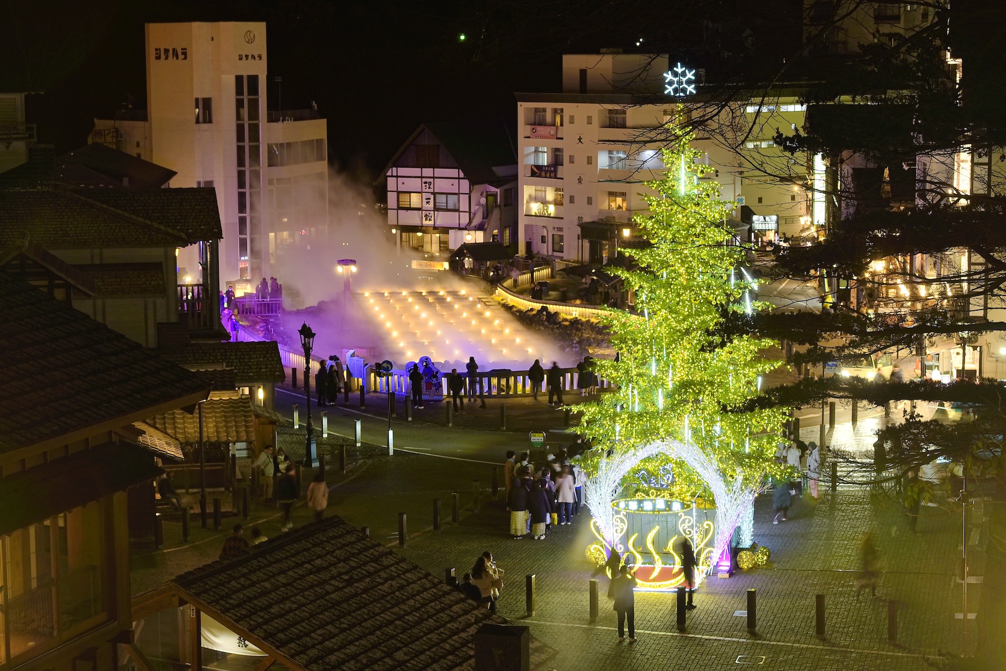 [草津温泉] 『湯畑ツリー＆イルミネーション』